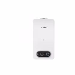 Chauffe-eau instantané à gaz à faible émission de NOx avec chambre ouverte et tirage naturel. Triple système de sécurité et m ...