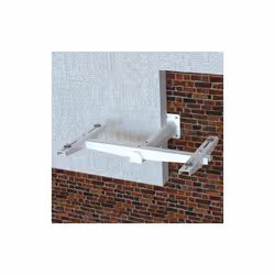 Support porteur à bras unique créé pour être placé sur le mur lors de l’isolation du bâtiment en construction (intégration av ...