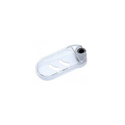 Porte-savon ovale avec adaptateur pour tige réglable