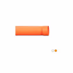 Tube en PVC orange 100x100 cm l. 100 cm (DianFlex) Le tube en PVC orange de dimensions 100x100 cm et de longueur 100 cm est i ...