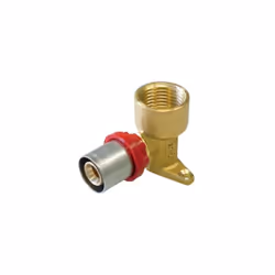 Raccords de presse pour tuyaux multicouches « Compact » en laiton - ISO 228. (dianflex) Taille: 16 x 2,0 -1/2 »