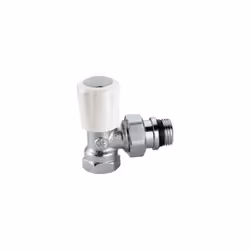 Vanne thermostatique conçue pour les commandes thermostatiques et électrothermiques. Chrome. Connexions carrées, pour tuyaux ...