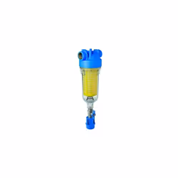Filtre autonettoyant. Matériaux non toxiques, adaptés à l’eau potable. Tête de lit: polypropylène renforcé. Verre: PET. Joint ...
