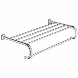 Accessori bagno GROHE. Porta salviette multiplo in metallo 586 mm (lunghezza funzionale 542 mm). Fissaggio nascosto.(DianFlex ...