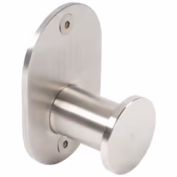 In acciaio inox AISI 304. Fissaggio: Viti o colla (colla non inclusa). Compreso di 2 viti, 2 tasselli e brugola.(DianFlex)