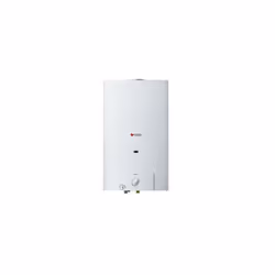 Chauffe-eau instantané à chambre ouverte à gaz Faible émission de NOx. Débit continu l/min 14,0. Installation simple. Allumag ...