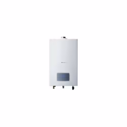 Chauffe-eau instantané à gaz avec chambre étanche à faible émission de NOx. Débit continu l/min 15,0. Installation simple dan ...