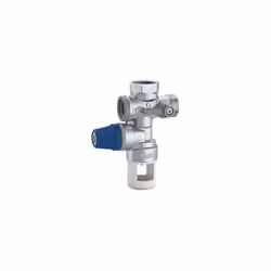 Unité de sécurité pour chauffe-eau à accumulation, avec arrêt et clapet anti-retour contrôlable. Siège en acier inoxydable. C ...