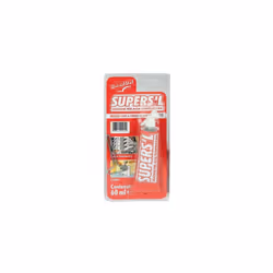 Tube en aluminium Supersil avec bec verseur et clé de compression de tube. Mastic silicone en tube, idéal pour sceller des pi ...