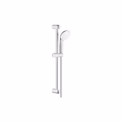 Kit barre de douche Grohe pour baignoire tempete 100 en laiton et ABS finition chrome'e