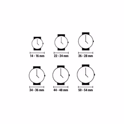 Montre Quartz Chronotech pour Mixte CC7051M-03M