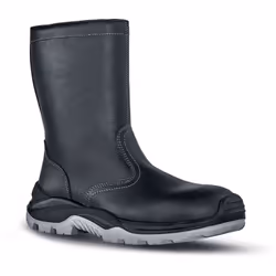 • Tige : Cuir pleine fleur grana mina, hydrofuge. • Doublure : Laine écologique. • Embout : AirToe Composite embout de sécur ...
