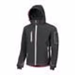 Veste de travail Soft Shell - U-POWER - METROPOLIS - Respirante - Déperlante - Noir