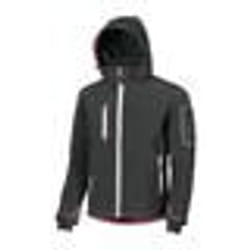 Veste de travail Soft Shell - U-POWER - METROPOLIS - Respirante - Déperlante - Noir