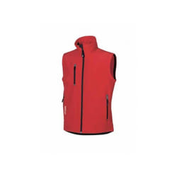 U-power - Gilet de travail sans manches softshell climb - Rouge xl