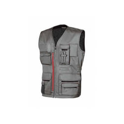 U-power - Gilt de travail multipoches sans manches fun - Gris 4XL