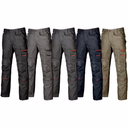 Les pantalons de travail U Power FREE sont des vêtements adaptés à la saison hivernale; Finition soigneuse et précise: deux g ...