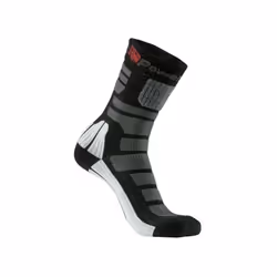 Chaussettes courtes Upower Air Carbon Noir Les chaussettes techniques courtes en Thermolite avec bandes élastiques multidimen ...