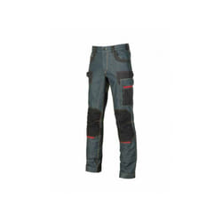 U-power - Pantalon de travail Platinum Buttom Denim - 44