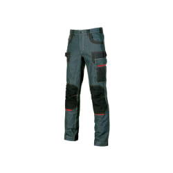 U-Power Pantalon de travail Jean PLATINUM BUTTOM