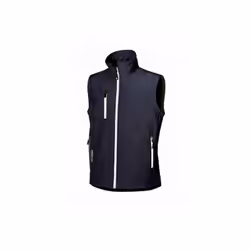 Le gilet de travail Climb DW025DB de U-Power est fabriqué en soft shell stretch respirant, coupe-vent et déperlant. Ce gilet  ...
