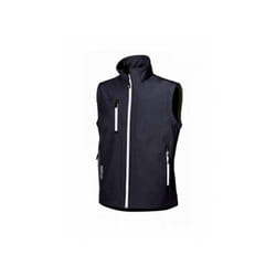 U-power - Gilet de travail sans manches softshell climb - Bleu xl