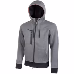 • Capuche xe avec ruban rétro-ré échissant sur le bord,2 poches frontales, poche poitrine côté droit multimédia avec sortie p ...