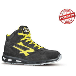 U-power - Chaussures de sécurité hautes shot esd S3 ci src - Noir/Jaune 36