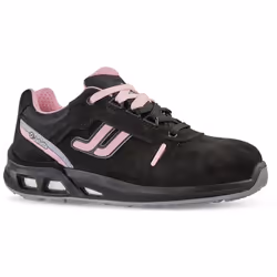Chaussure de sécurité basse de type urban sport, modèle féminin conçu avec une technologie anti-fatigue. Doublure de tige res ...