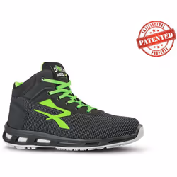 Chaussures de sécurité hautes HARD ESD S3 CI SRC - Noir/Vert 46