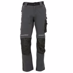 "Pantalon de travail pour homme coupe slim et déperlant en tissu U-Power 4 way stretch, un tissu innovant qui suit les mouvem ...