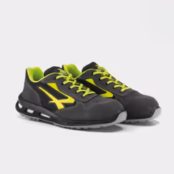 U-Power S1P Jaune Chaussures basses anti-fatigue avec 54% d'énergie en plus dans l'amorti dynamique. Tige en nylon ultra-resp ...