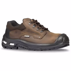 Chaussure de sécurité basse de type derby style outdoor, conçue avec une technologie anti-fatigue et adaptée au secteur du bâ ...