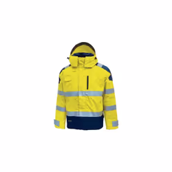 La veste de travail Defender HL161YF de U-Power est une parka imperméable et respirante avec des bandes réfléchissantes appli ...