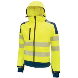Veste Soft Shell haute visibilité MIKY Jaune Fluo - HL169YF - U-Power - taille XL