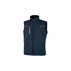 Le gilet Saturn PE181DB est un gilet de travail fabriqué en tissu U-4 (U-Power 4 way stretch) très résistant, extrêmement con ...