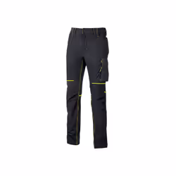 U-Power Style World, Homme, Noir, Vert, 2XL, 2 pochettes, Bouton de vêtement, Fermeture à glissière, Nylon