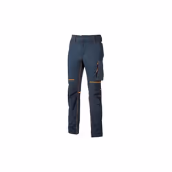 Le pantalon de travail World FU189DB U-Power est un pantalon de travail confortable et ajusté en tissu U-4 (U-Power 4 way str ...
