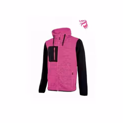 Le sweat-shirt de travail Rainbow Lady EY174BF de U-Power est un sweat-shirt zippé confortable et pratique avec un intérieur  ...