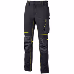 Pantalon de travail Stretch multipoches ATOM - Noir XS - FR (36) - EU (42)