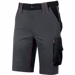 Bermuda de travail en tissu MERCURY - Gris/Fuchsia M - FR (42) - EU (48)
