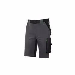 Le bermuda U-Power Mercury FU196RL est un bermuda de travail ajusté en tissu U-4 (U-Power 4 way stretch) très confortable, du ...