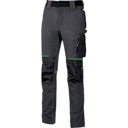U-power - Pantalon de travail Stretch multipoches atom - Gris/Vert m - fr (42) - eu (48)