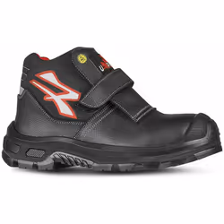 Chaussures de sécurité hautes DUBAI UK ESD S3 CI SRC - Noir/Rouge 44