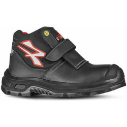 U-power - Chaussures de sécurité hautes dubai uk esd S3 ci src - Noir/Rouge 44
