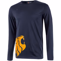 Le T-shirt U-Power Étranger manches longues en 100% coton. Coupe ajustée, col côtelé. Sérigraphie et logo « Tête de lion » U- ...