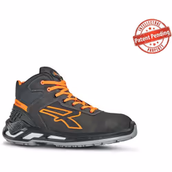 Chaussures de sécurité hautes LORD ESD S3 CI SRC - Gris/Orange 42
