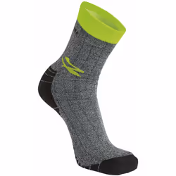(Lot de 2) Chaussettes hautes de travail GIADY Gris et jaune