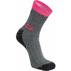 U-power - Lot de 2) Chaussettes hautes de travail giady Grey Fuchsia