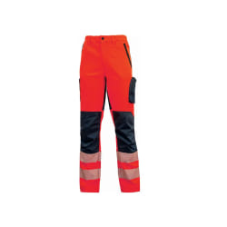 U-Power Pantalon Haute Visibilité ROY HL222RF - Rouge Fluo